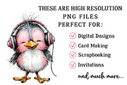 Whimsical Funny Animal Clipart, an Illustration by OK Design (Thumbnail 4 of 6)