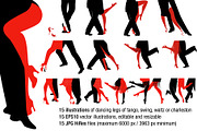 Dancers Legs!, a Decorative Illustration by La Inspiratriz (Thumbnail 1 of 14)