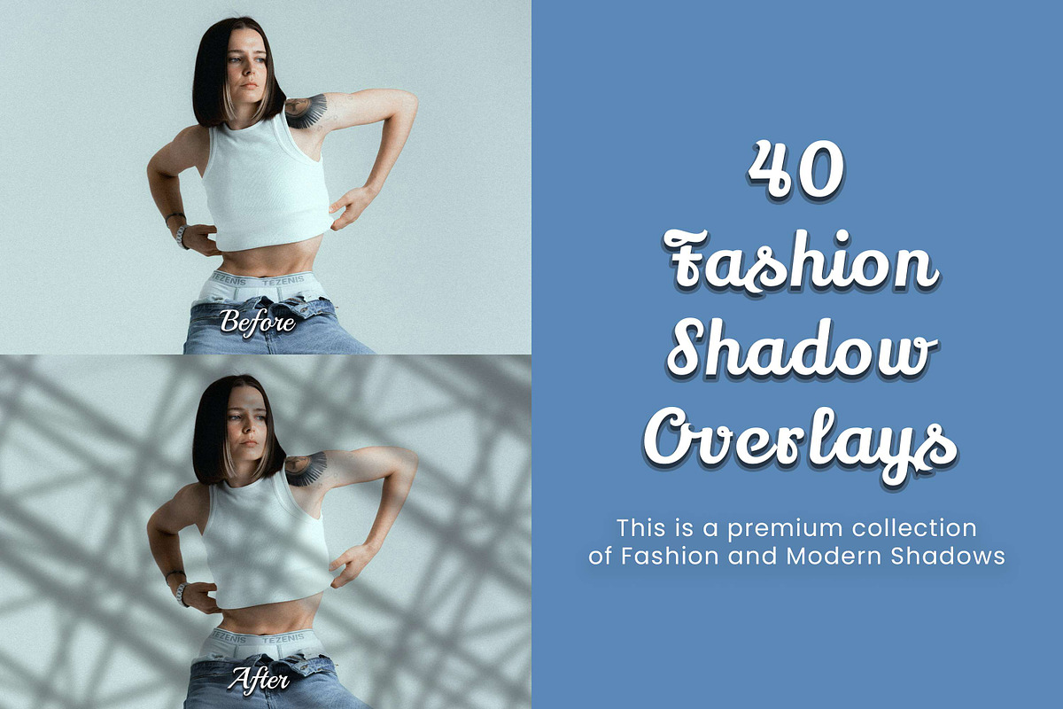 40 Fashion Shadow Overlays, a Pattern Graphic by 3Motional (Photo 5 of 10)
