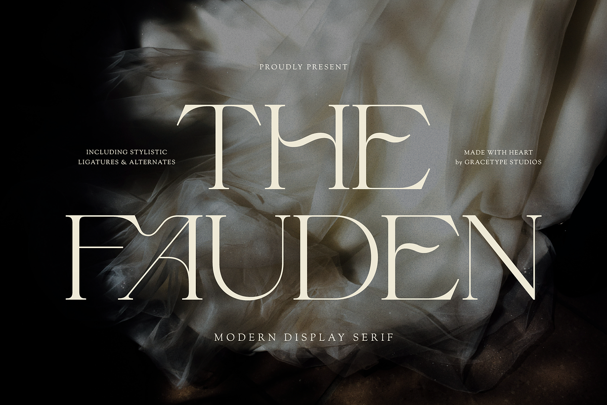 Fauden | Modern Display Serif, a Serif Font by gracetype_studio (Photo 1 of 12)