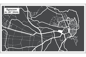 Syracuse Italy City Map