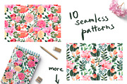 Monotype Flowers, a Decorative Illustration by AlenaO (Thumbnail 9 of 10)