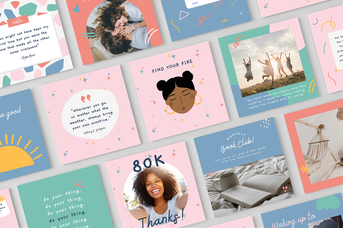 Pretty in Pink Template, a Social Media Template by thetrendytemplate (Photo 2 of 5)