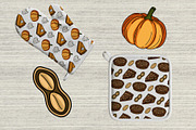 Fall Pies: Patterns & Clipart Set, a Food Illustration by Elatedowl (Thumbnail 10 of 12)