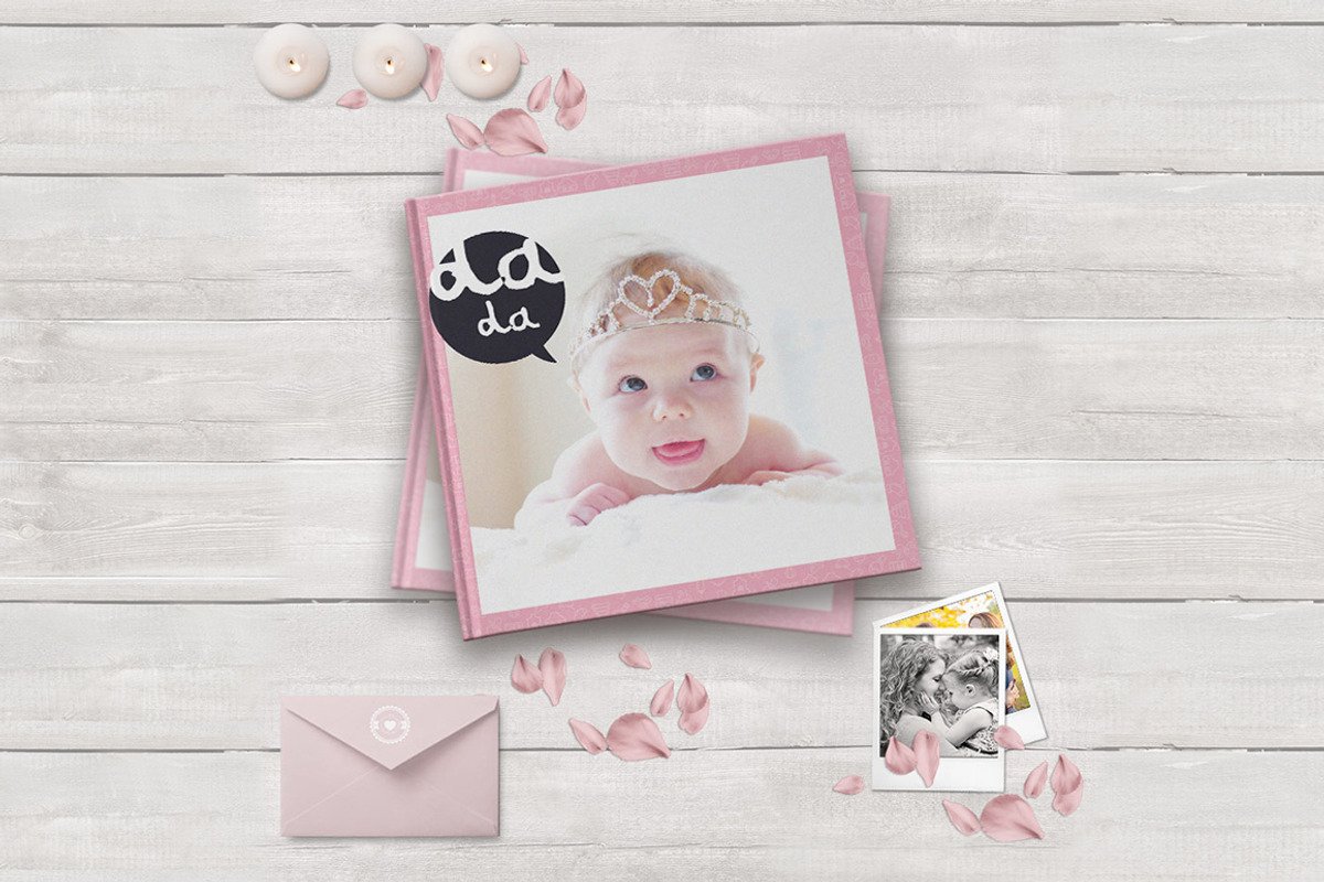 Baby Photo Album Template, a Templates & Theme by Radomir (Photo 1 of 7)