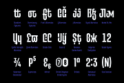 Entrofly — condensed font family, a Sans Serif Font by Slava Antipov (Thumbnail 8 of 14)