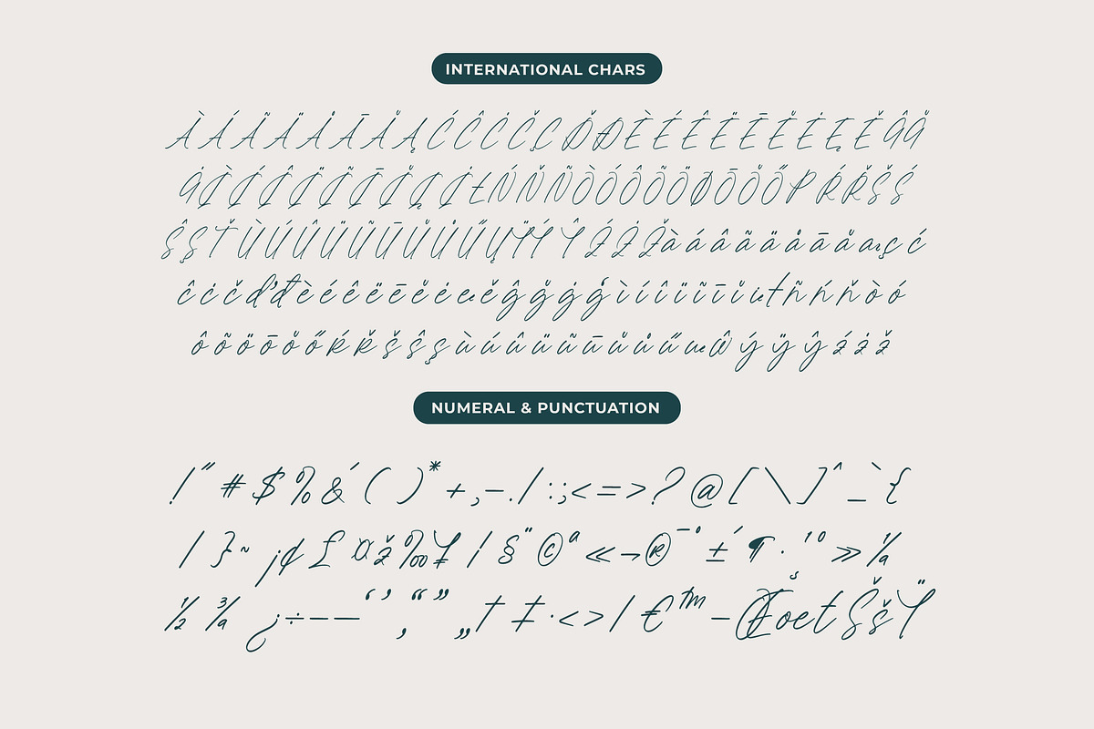 Charitty Battera Handwritten InkFont, a Script Font by Letterena Studios Script (Photo 13 of 15)