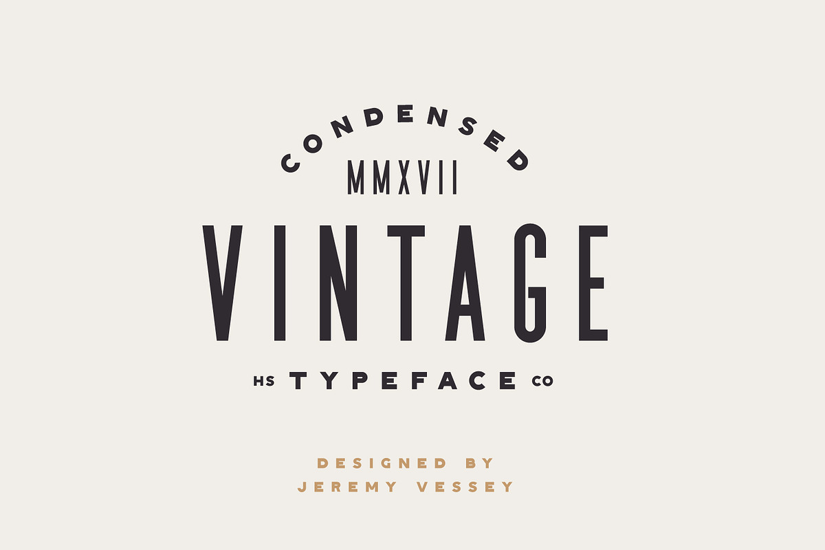 The National | Condensed Type Family preview 4