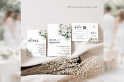 White Floral Invitation Suite bd012, an Invitation Template by TyphoonStudio (Thumbnail 6 of 9)