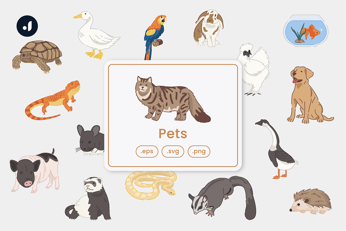 Cute Animals Bundle, an Object Graphic by Jump Studio (Photo 18 of 20)