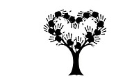 family handprint tree silhouette, an Illustration by Amazin_art (Thumbnail 20 of 29)