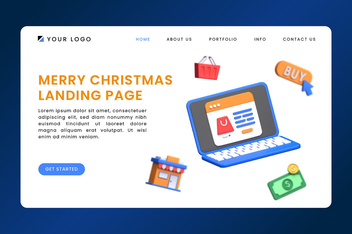 Ecommerce 3D Icon Pack, an Object 3D Model by Rishsketch (Photo 4 of 9)
