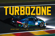 Turbozone Sport Font, a Sans Serif Font by Vadovastd (Thumbnail 1 of 8)