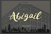 ABYGAIL, a Script Font by futureisyesterday (Thumbnail 1 of 4)