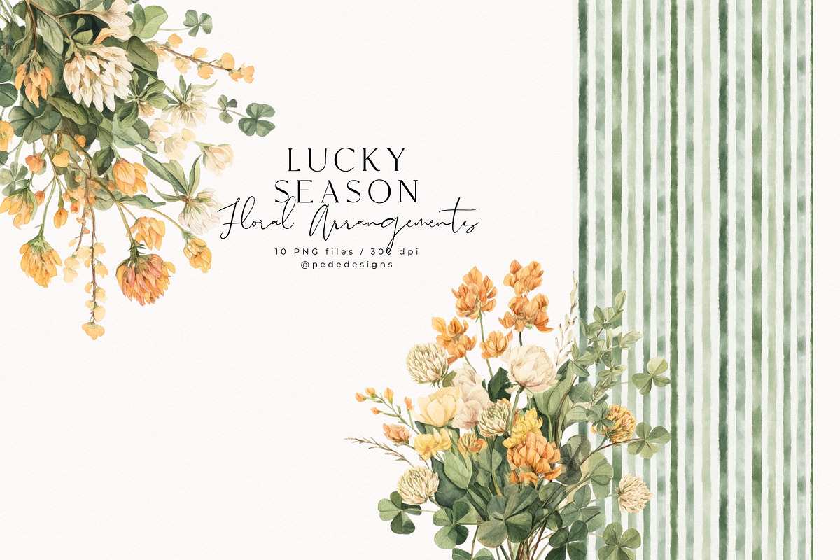 Lucky Season Collection, a Seasonal Illustration by PeDe Designs (Photo 13 of 26)