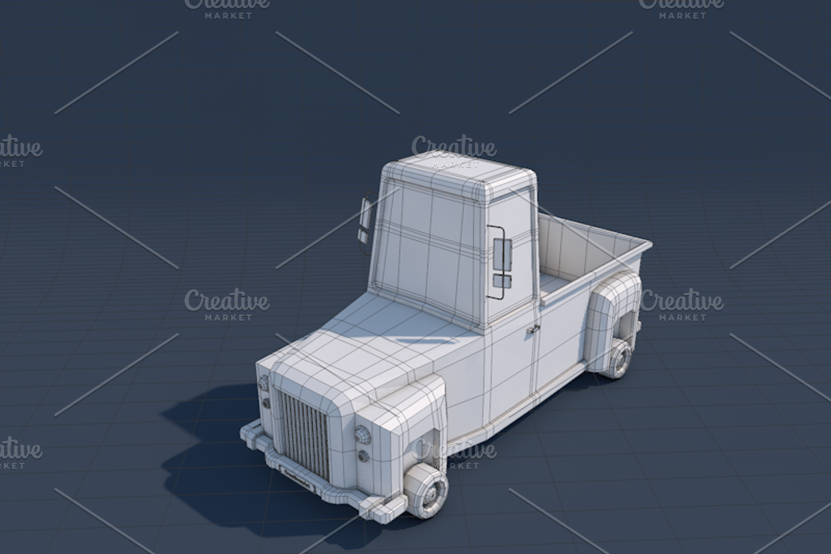 Ultimate Low Poly City Cars Pack, a Cars & Vehicle 3D Model by CreativeeArt (Photo 51 of 54)