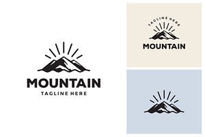 Mountain Adventure Emblem Logo, a Branding & Logo Template by jundio studio