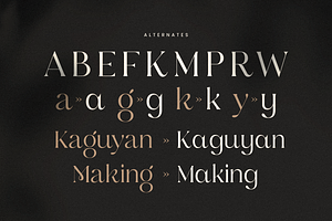 Waking Luxury Font