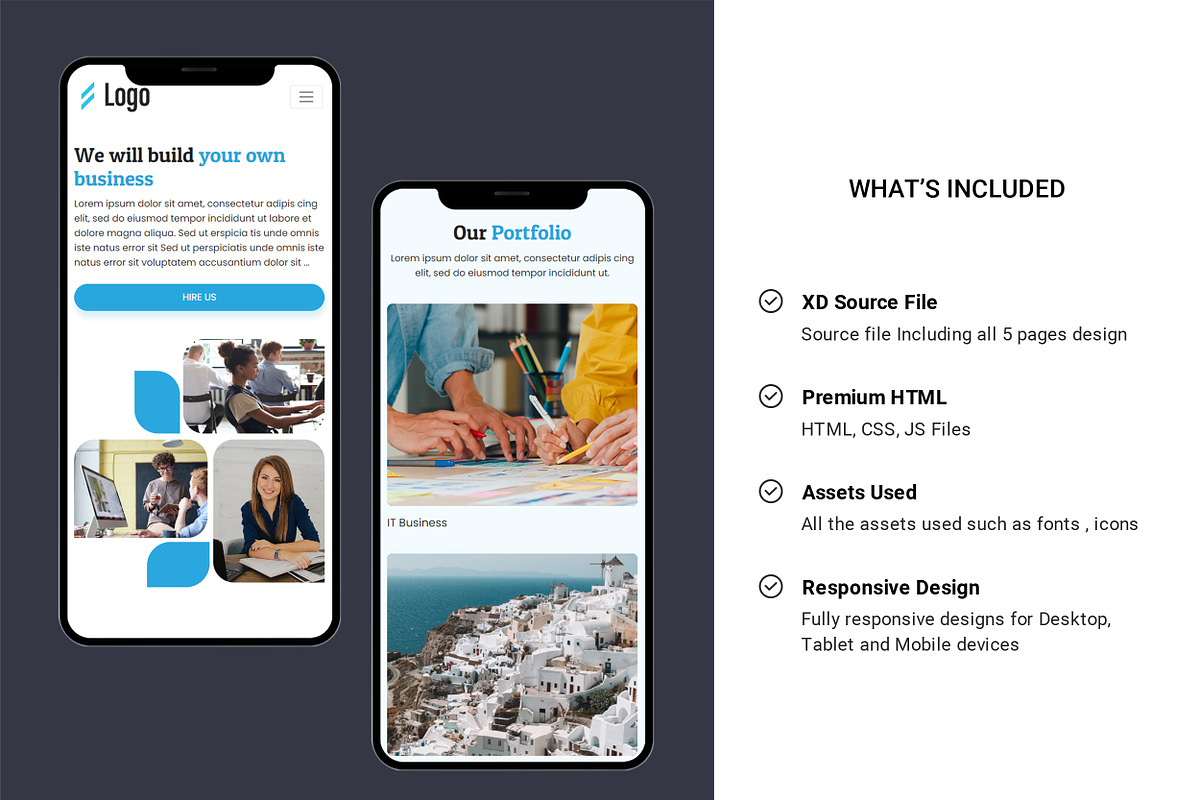 Business website template HTML, a HTML Template by App Innovation (Photo 3 of 7)