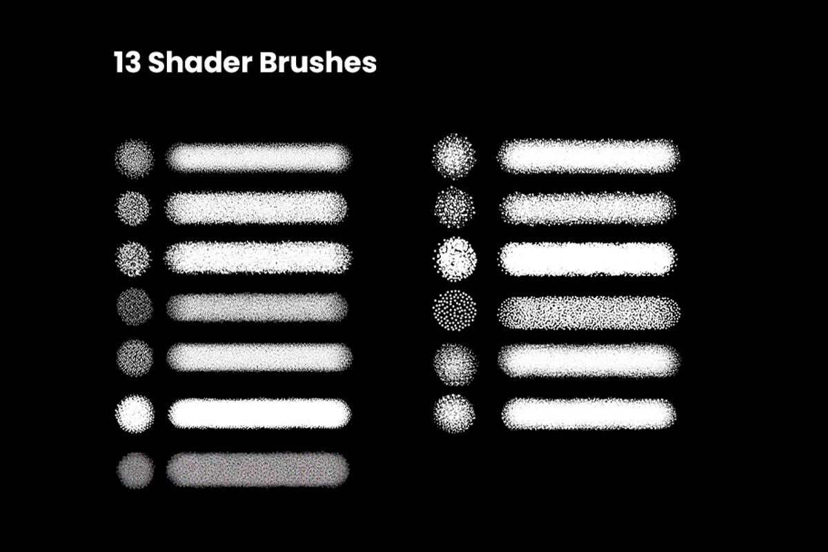 13 High-Quality Stipple Brushes, a Brushes & More by artdeone (Photo 2 of 5)