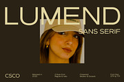 Lumend – Modern Sans Serif, a Sans Serif Font by Craft Supply Co. (Thumbnail 1 of 8)