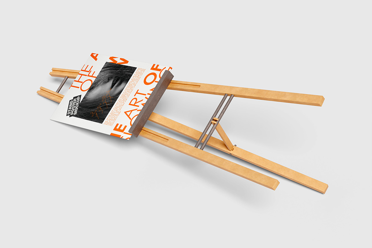Stand Poster Mockup, an Advertising Mockup by Pikachudesign (Photo 4 of 5)