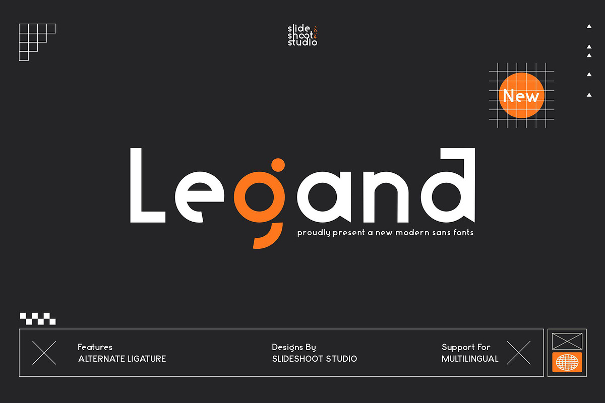 Legand || Modern Sans Serif Font, a Sans Serif Font by Idea Studio (Photo 1 of 10)