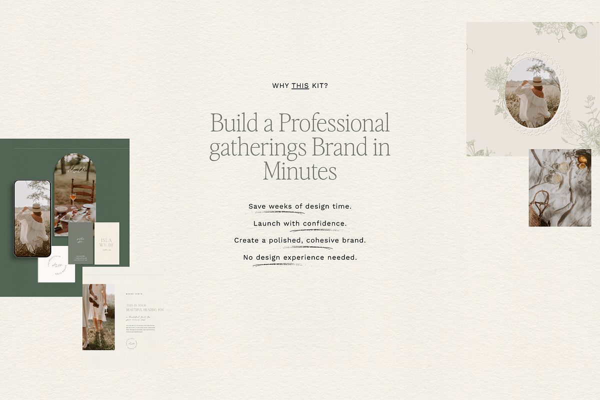 Feminine Event Planner Brand Kit, a Branding & Logo Template by Ederra Design (Photo 8 of 16)