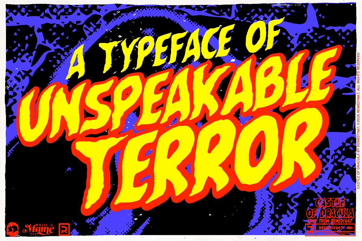 Castle of Dracula - Font, a Script Font by Remedy667 (Photo 4 of 9)