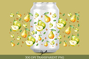 Fruity Tumbler Wrap Set of 3, a Pattern Graphic by Traveling Designer (Thumbnail 2 of 6)