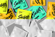 Sachet Packaging Mockup, a Packaging Mockup by megostudi0 (Thumbnail 3 of 5)