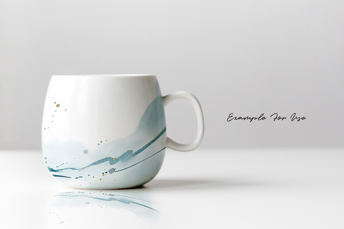 Watercolor Blue Abstract Background, a Background Graphic by Yorda Studio (Photo 9 of 10)