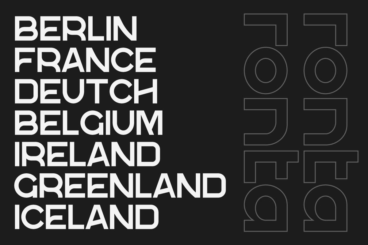 Ronta Elegant Sans Serif, a Sans Serif Font by Artiveko (Photo 3 of 8)