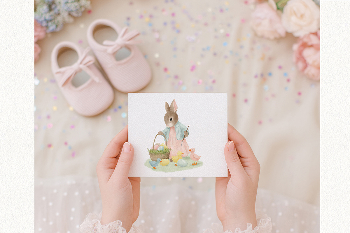 Easter clipart set, an Animal Illustration by AlenaVlasko stock Market (Photo 4 of 6)