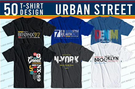 Urban City Typography T Shirt Design