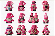 Winter Christmas Gnome Clipart, an Illustration by Sublimation Artist (Thumbnail 3 of 6)