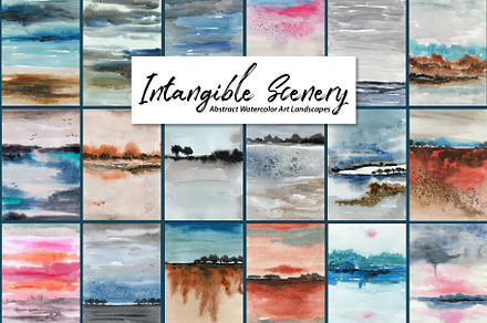 Intangible Scenery - watercolor art, a Background Graphic by Marmoris.Arts