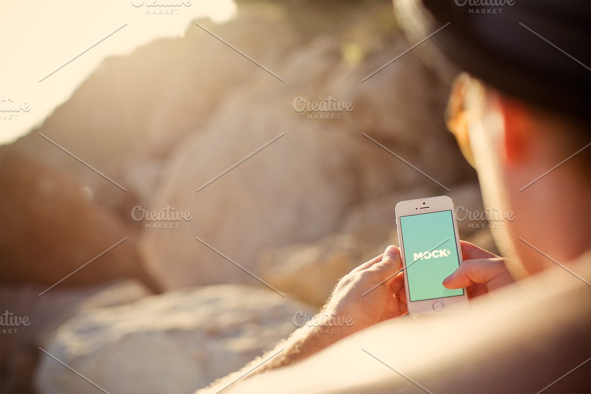 iPhone SE Mockups, an iPhone Mockup by Mockura (Photo 7 of 10)