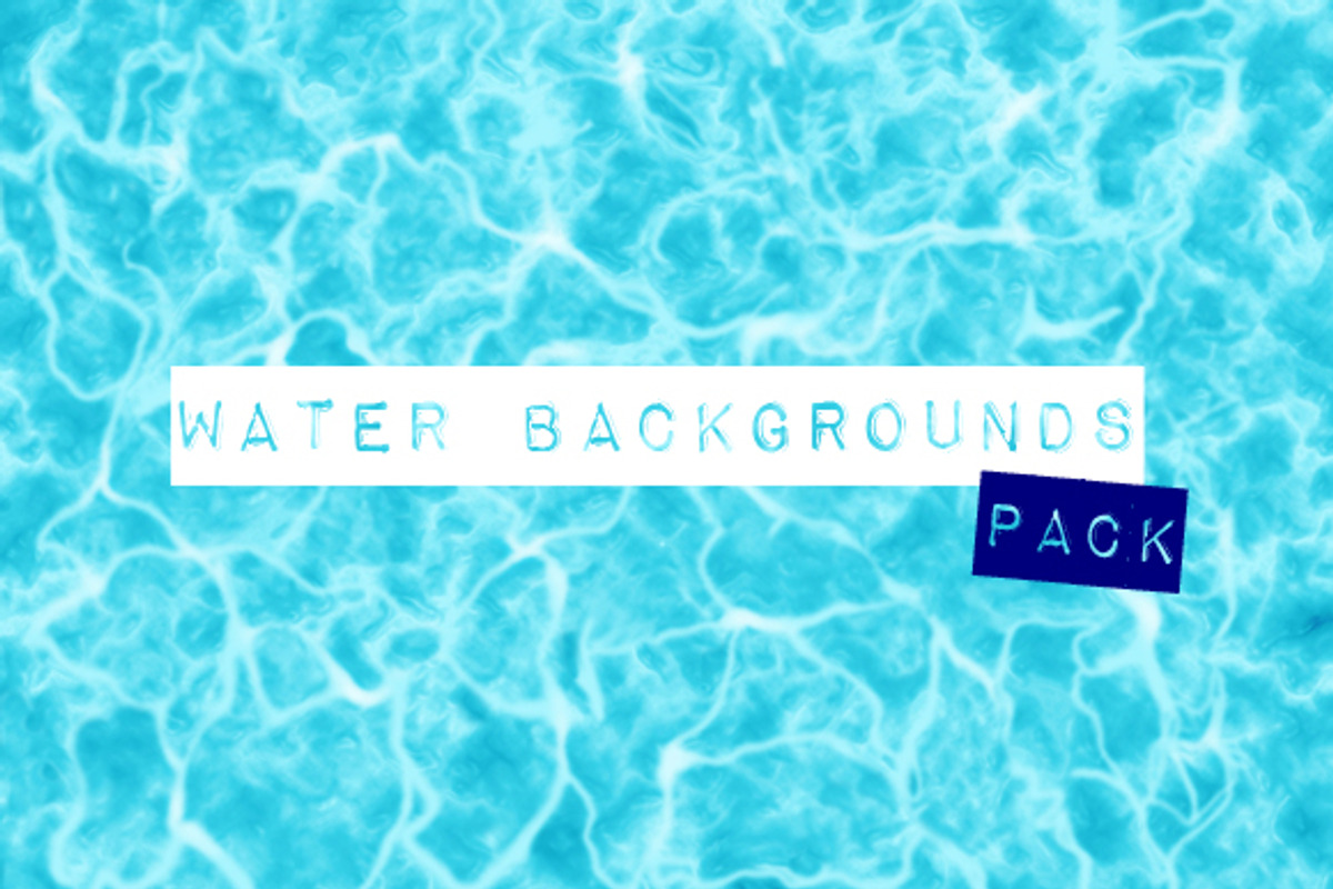 Water backgrounds pack, a Texture Graphic by María Arencibia (Photo 1 of 5)