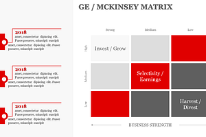 GE / MCKINSEY MATRIX PowerPoint