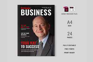 Business Magazine Template