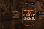 Rustic Craft Beer Font Duo, a Serif Font by Parker Creative (Thumbnail 7 of 9)