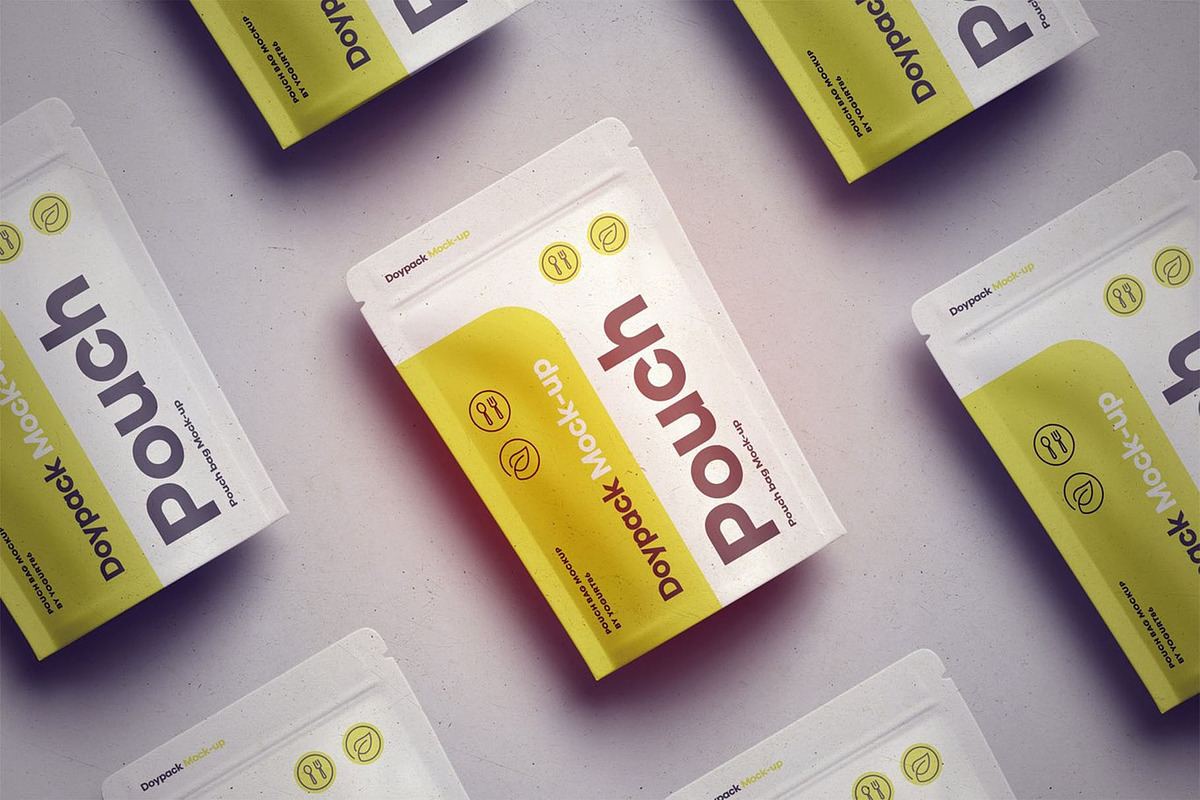 Doypack Pouch Mock-up, a Packaging Mockup by Se٧enStudio (Photo 9 of 12)