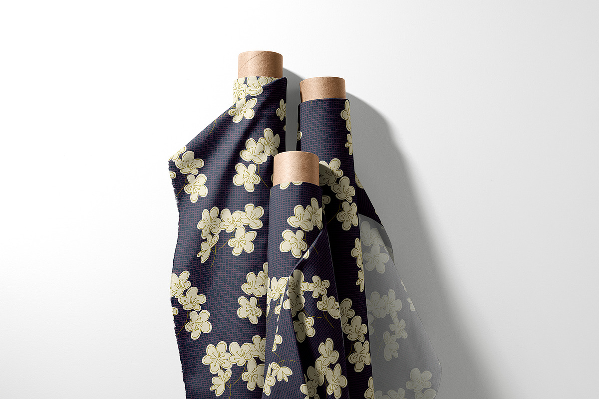 Elegant Japanese Floral Pattern, a Pattern Graphic by StudioGlouna (Photo 4 of 5)