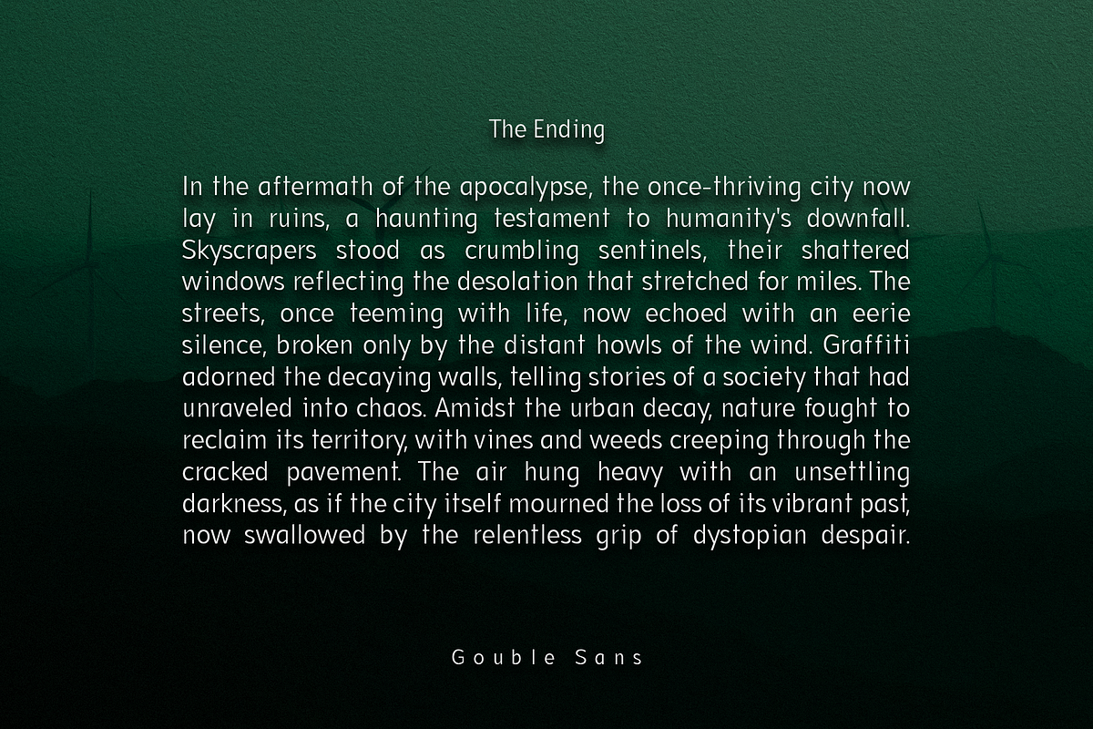 CF Gouble - Modern Sans Serif, a Sans Serif Font by Indotype Foundry (Photo 8 of 11)