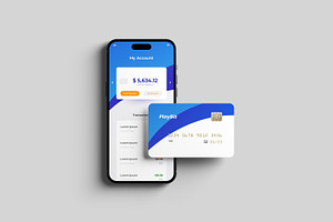 Smartphone And Credit Card Mockups