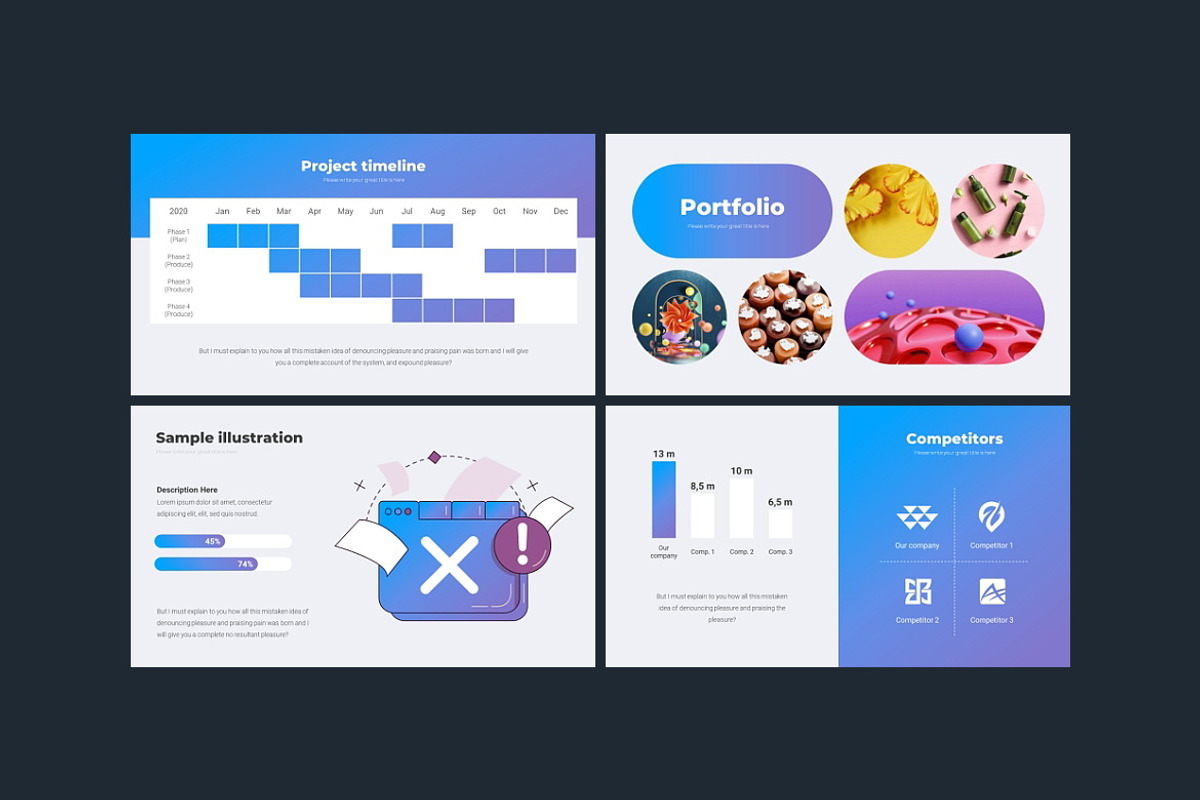 Pitch Deck Company Solutions Keynote, a Presentation Template by Presentation Templates (Photo 5 of 6)