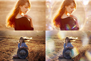 Light Leak Overlays, an Object Graphic by DreamyOverlay (Thumbnail 3 of 7)