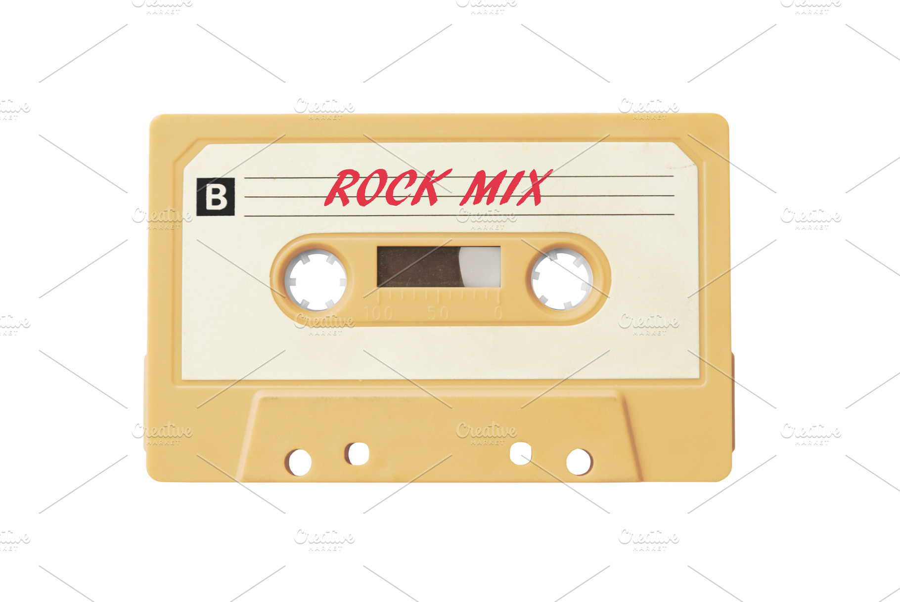 Audio cassette with rock music mix, an Arts & Entertainment Photo by BOOCYS