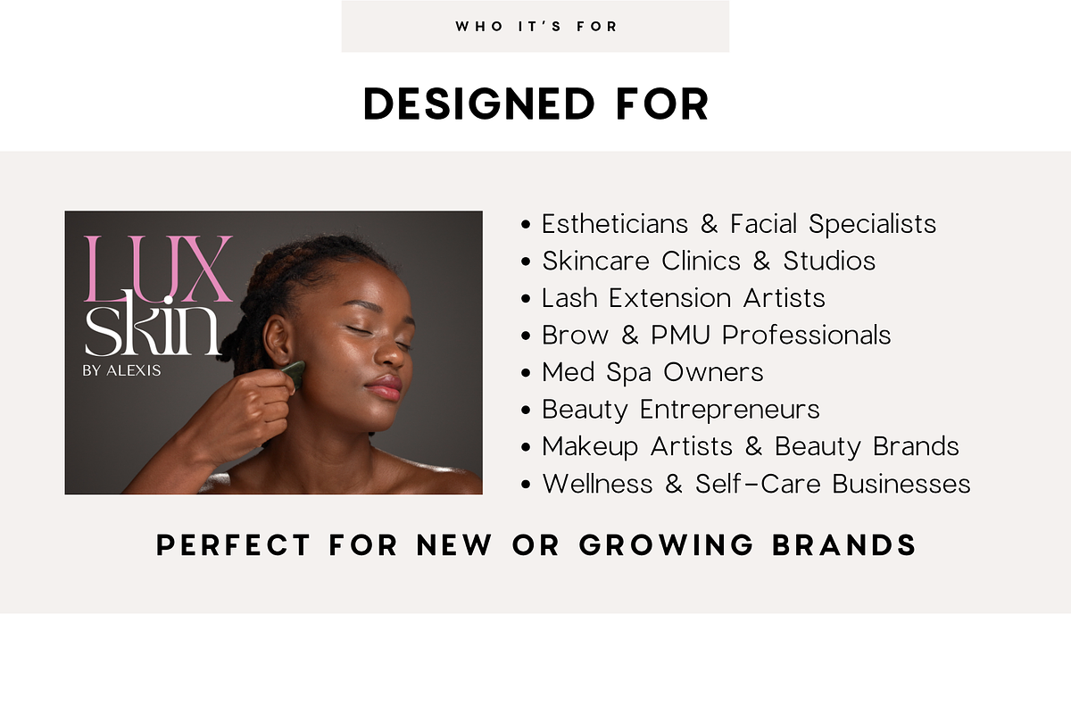 Esthetician Beauty Logo Kit | Canva, a Branding & Logo Template by BrandhavenStudio (Photo 4 of 10)